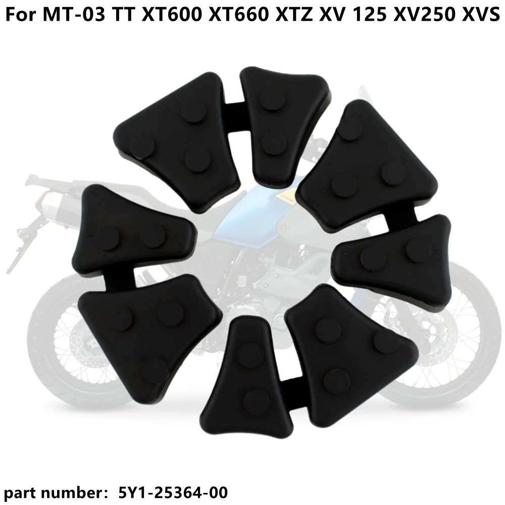 Rueda trasera de goma para motocicleta, amortiguador para Yamaha 5Y1-25364-00-00, 5Y1253640000, cojín de absorción de impacto, piezas de goma