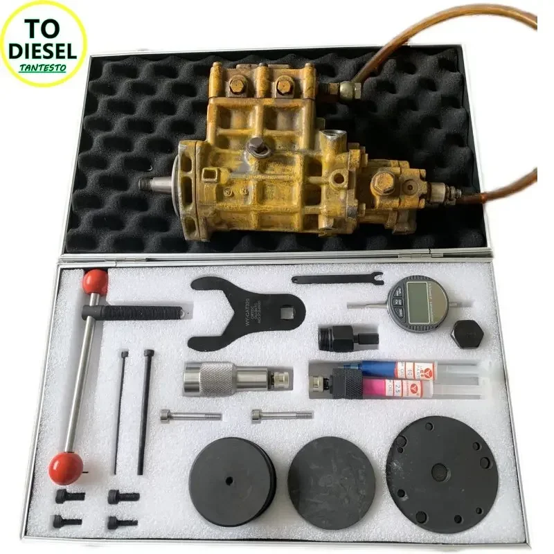 Diesel Common Rail Pump Disassemble Grinding Repair Tool Sets for CAT 320D