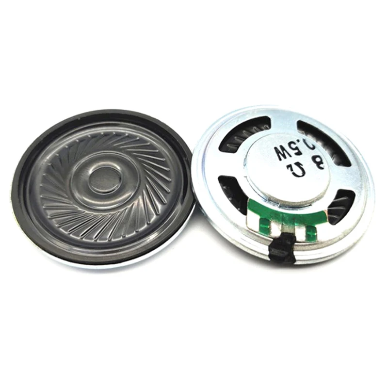 2pcs/lot New Ultra-thin speaker 8 ohms 0.5 watt 0.5W 8R speaker Diameter 36MM 4CM thickness 5MM