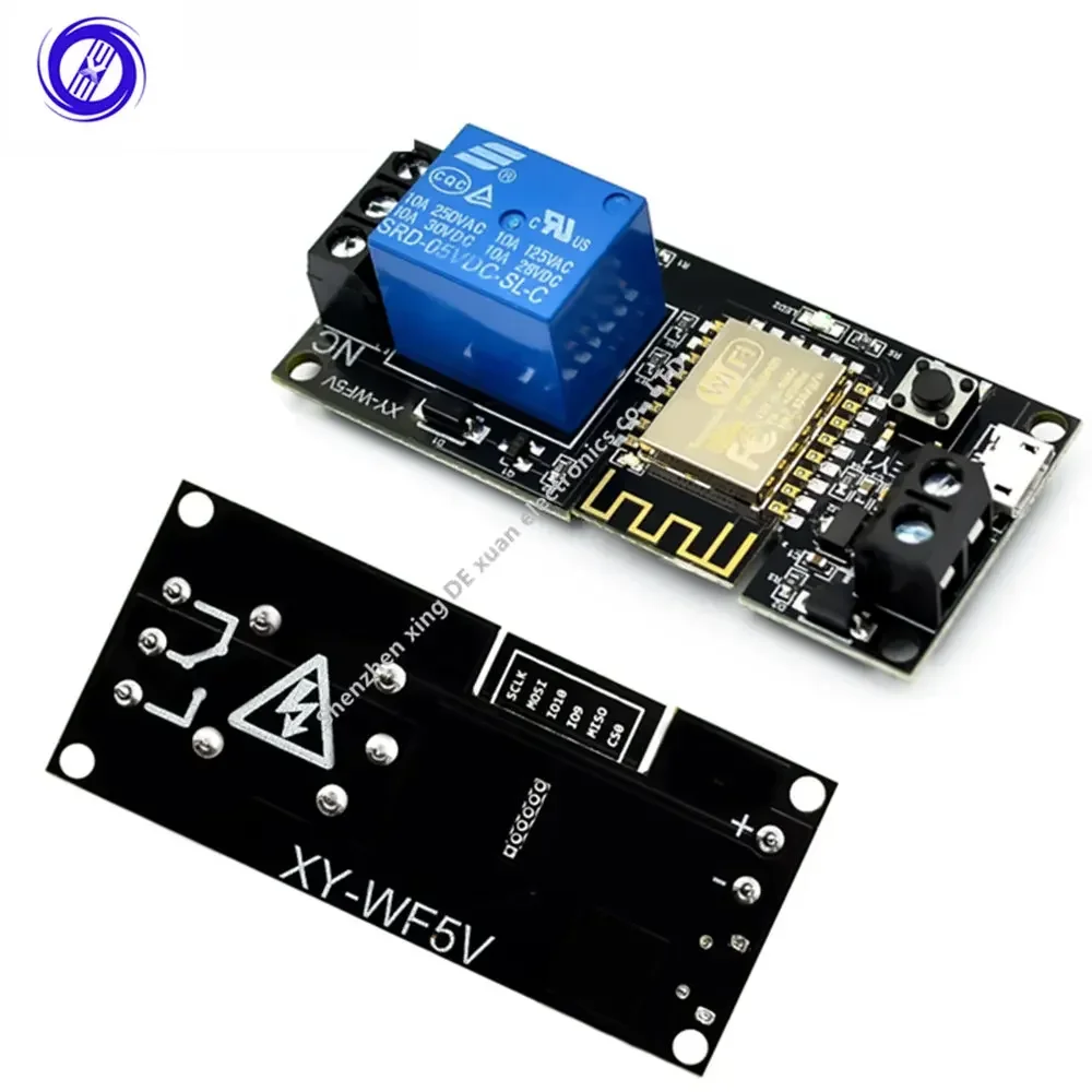 For st-link WIFI mobile phone remote control relay module DC6V~36V smart home phone APP ESP-12F XY-WF36V