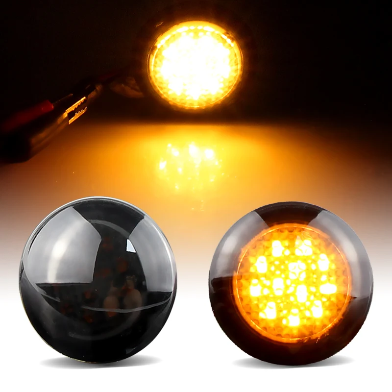 2PCS Side Marker LED Turn Signal Light For Land Range Rover L322 2002-2012 Flashing Sequential Indicator Blinker Lamp