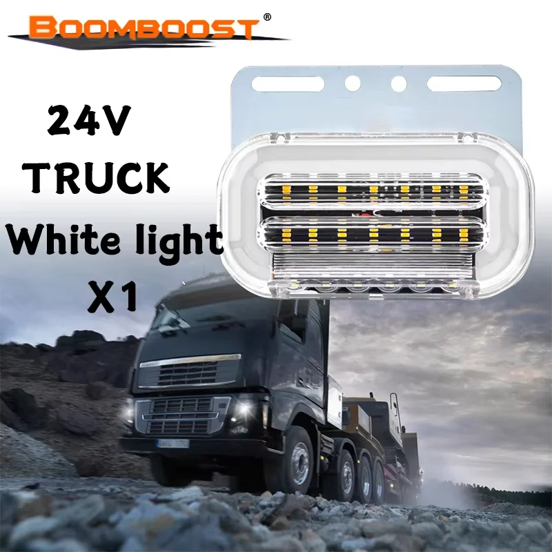 

Сильный свет, водонепроницаемый фонарь заднего хода прицепа, большой светодиодный боковой фонарь для грузовика, супер яркий фонарь для грузовых шин, 24 В, поясной фонарь