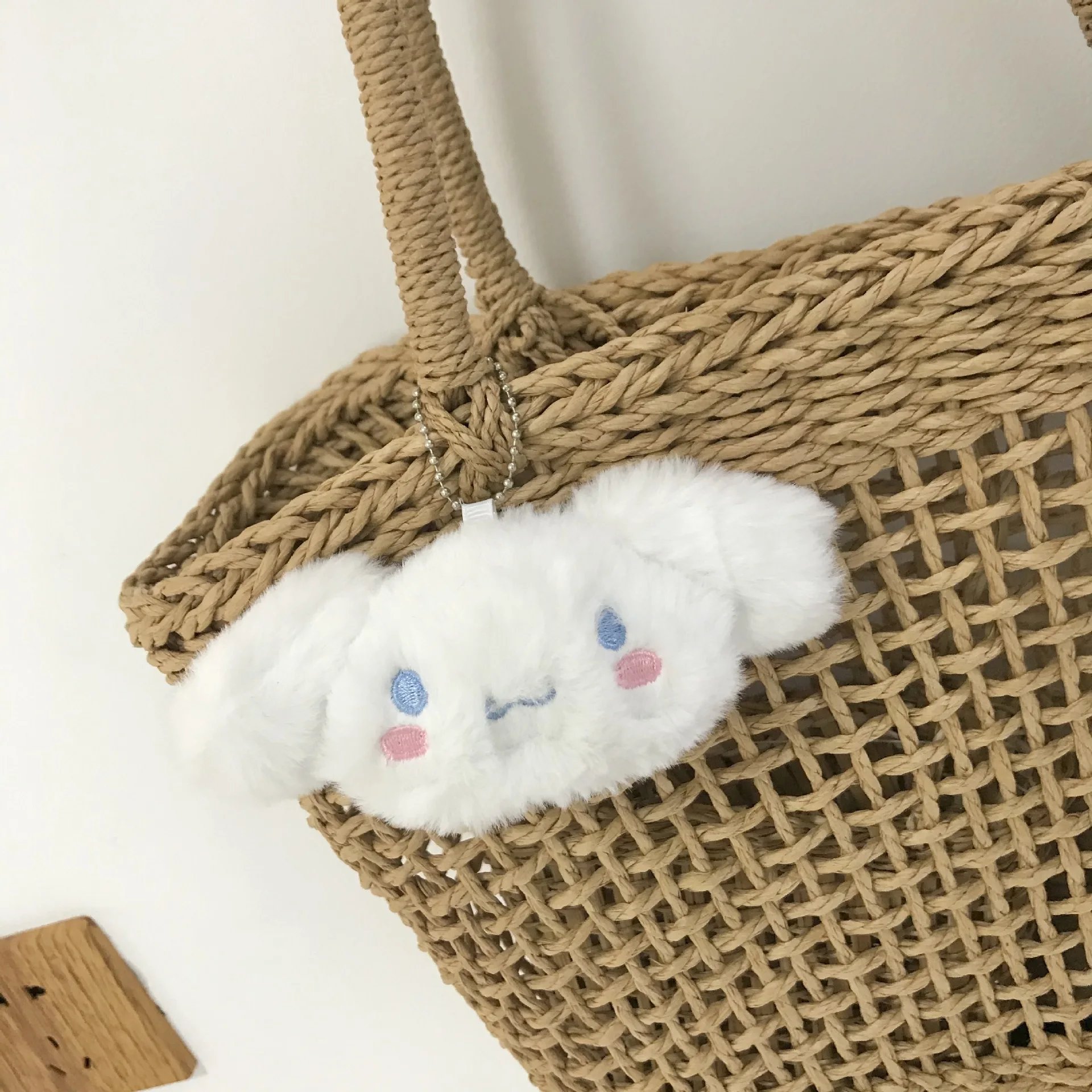 Hallo Kitty Plüsch Schlüssel bund Sanrio Figuren Zimt meine Melodie Kuromi niedlichen Rucksack Dekoration Anime Puppe Anhänger für Mädchen