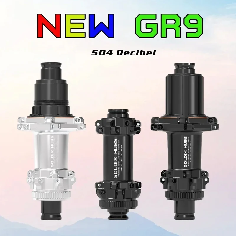 

GOLDIX Road/Gravel Bike Silent Hubs | 24H Straight Pull Spoke | 100x12mm & 142x12mm Thru-Axle | HG/XDR 11-12S Compatible