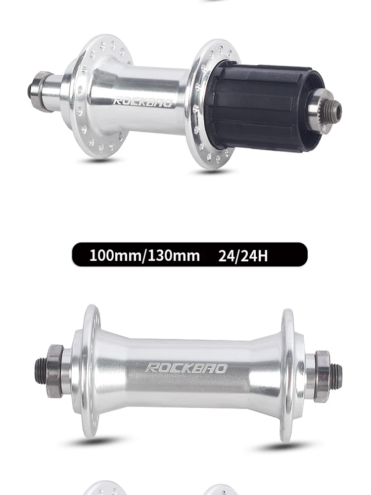 ROCKBAO 24/32/36 Löcher 7/8/9/10 Geschwindigkeit Kassette V Bremse MTB Rennrad Nabe 100mm x 130/135mm Aluminium Legierung Mountainbike Naben – Detail 2