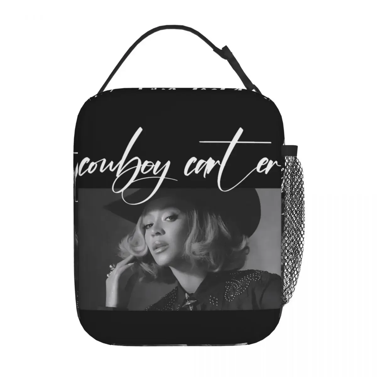 Cowboy Carter Beyonce New Album Product Insulated Lunch Bag Travel 2024 Tour Food Container Portable Thermal Cooler Lunch Boxes