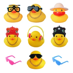 10 Set Rubber Duck Accessories Mini Dolls Accessories Bulk Miniature Accessories for Mini Rubber Duck Doll Duck Accessories Toy