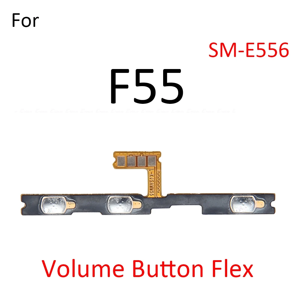 Volume Power Switch On Off Button Key Flex Cable For Samsung Galaxy F55 F42 F36 F23 F22 F17 F16 F15 F14 4G F13 F12 F06 F05 F04