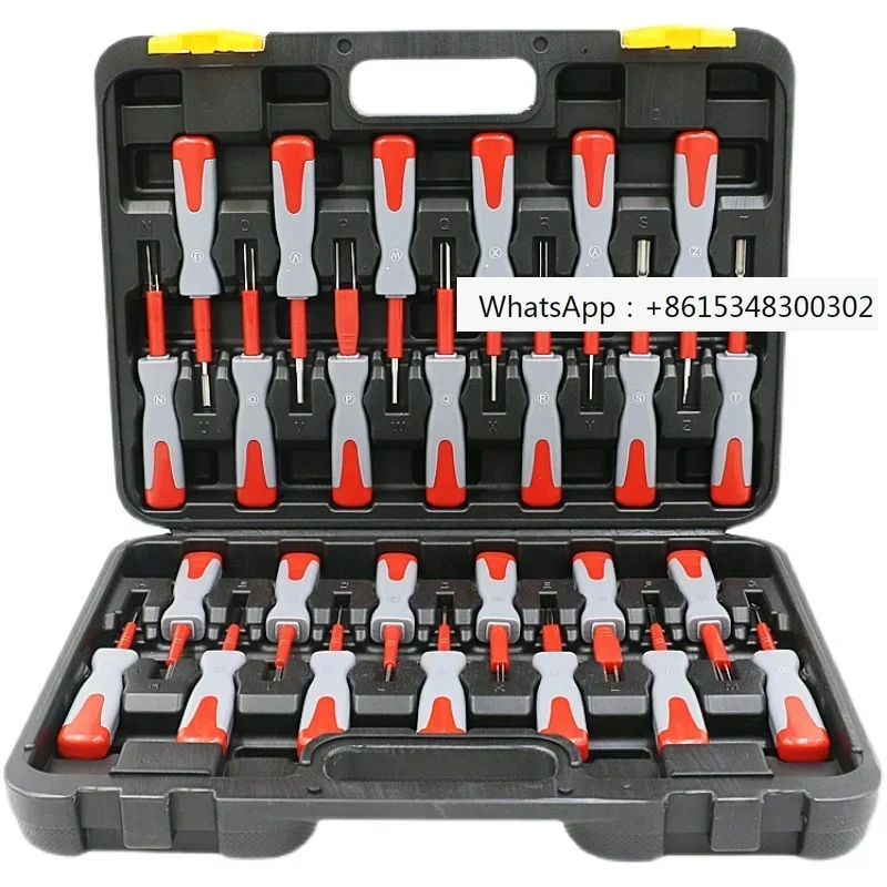 

26pcs Car Terminal Pin Crimp Terminal Release Puller Car Wire Removal Tool Repair Tool Automotive Wire Terminal Pin Removal Tool