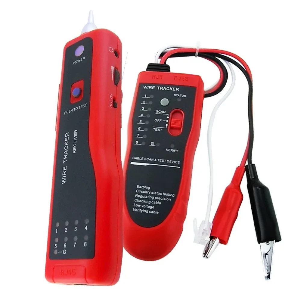 Network BNC RJ45 Cable Telephone Tracer LAN Tester Electric Wire Tracker Finder