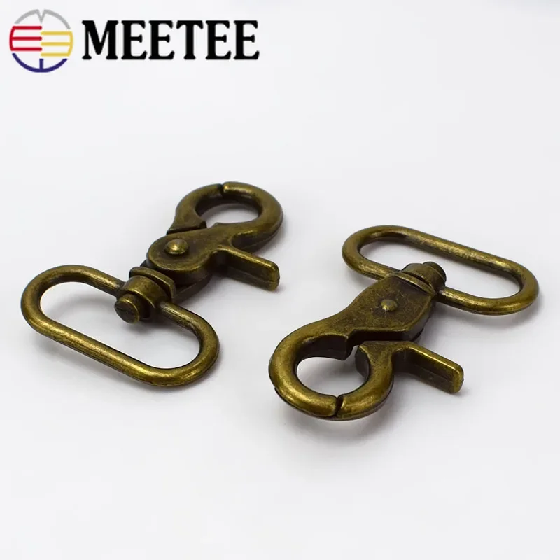 5/10/20 Pz 20-38mm Bronzo Fibbie In Metallo per Borsa Borsa Cinghia Catenacci Aragosta Borsa Girevole Trigger Moschettoni Accessori FAI DA TE