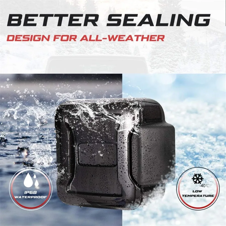 أضواء خلفية LED مدخنة لملحقات جيب رانجلر JL 4xe 20182025 مع مبيت أسود وعدسة ملونة معززة للرؤية #6