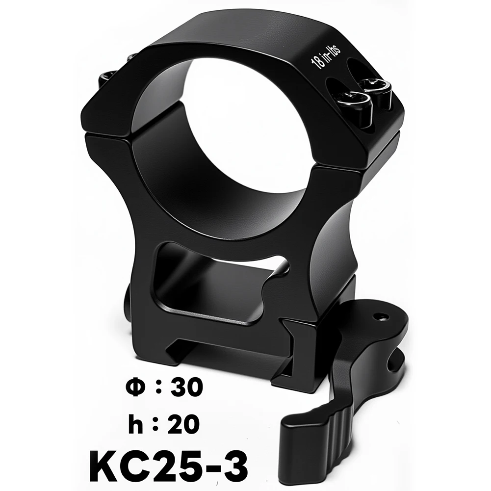 วงแหวนยึดกล้อง UniqueFire ขนาด 1 นิ้ว 25.4 มม. / 30 มม. แบบปลดเร็ว แพ็ค 2 ชิ้น