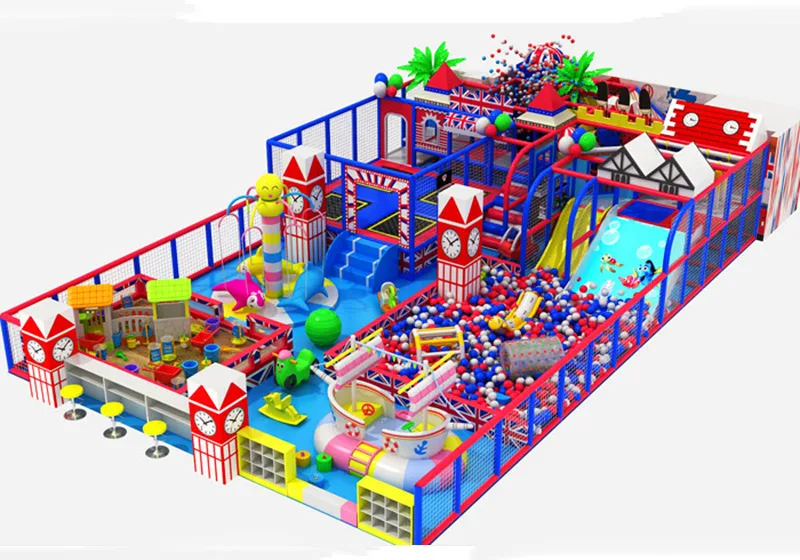 Commercial Amusement Equipment Multi-functional Trampoline Park Soft Play Modules Suitable for Naughty Castle