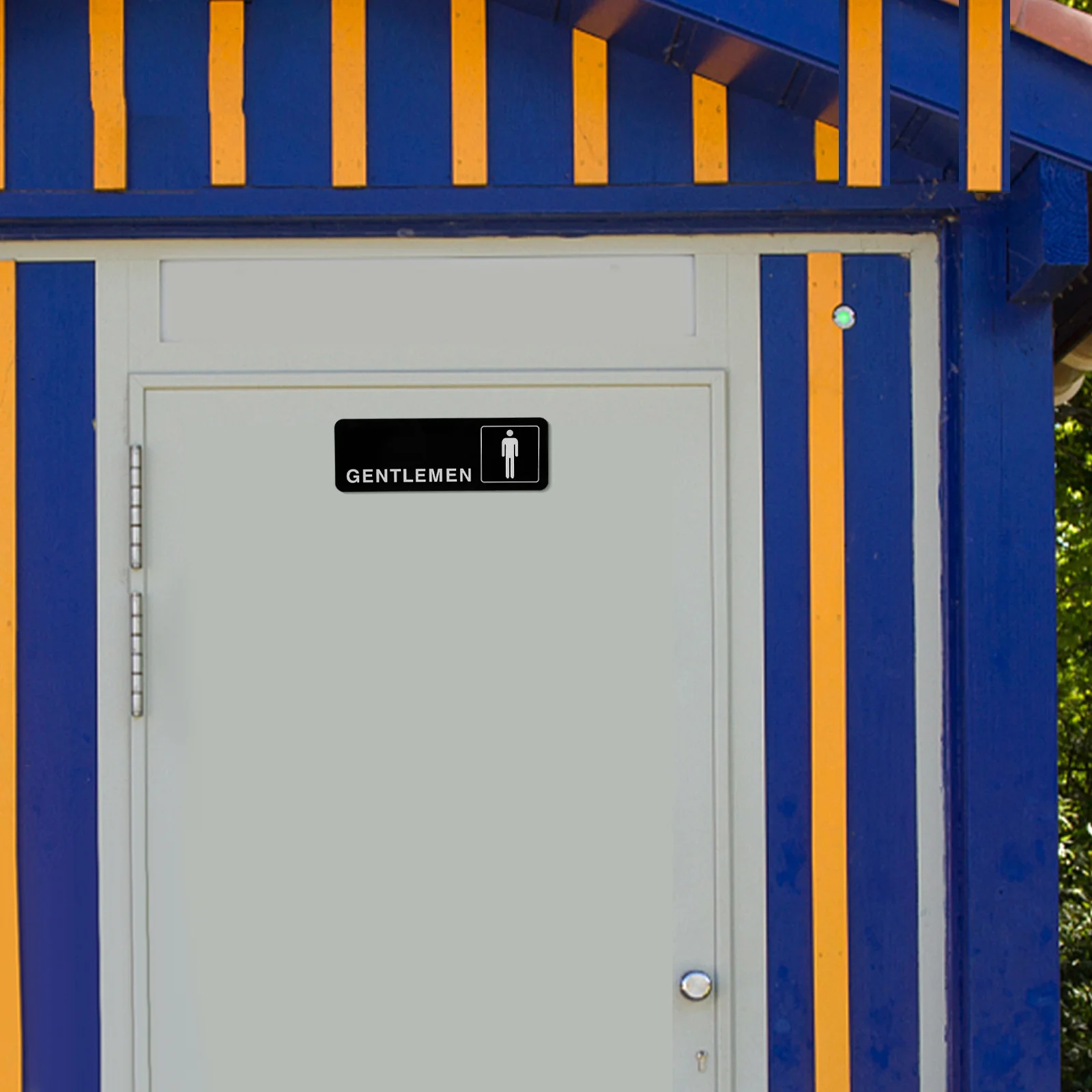 

2pcs Acrylic Toilet Sign Set Bathroom Door Signs For Home Men Women Restroom Indicator Washroom Directional Marker