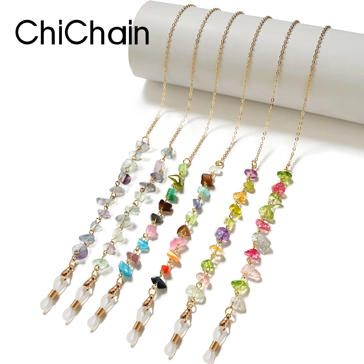 2022 New Fashion glass Strap Beaded Mask Chain Reading Glasses Sunglasses Spectacles Holder Neck Cord Stra