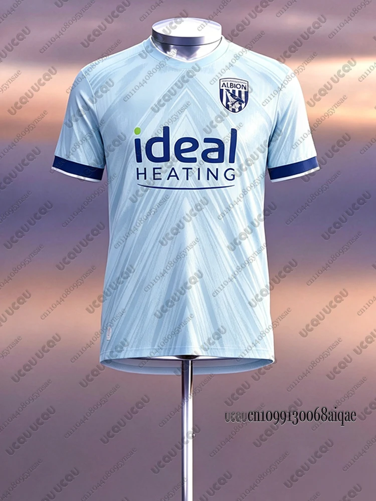 Summer New Men Football Jersey Cycling Sport Shirts West Bromwich Albion Home Away Quick Dry Jersey Adult/Kids Trainning Uniform