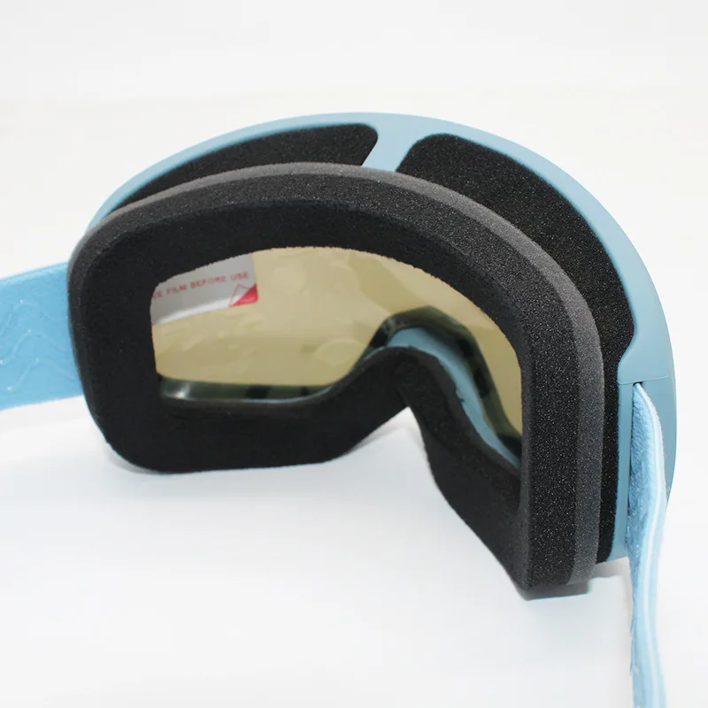 성인용 하이퍼볼로이드 스키 고글 이중층 자석 흡착 방풍 및 김서림 방지 스키 고글 카드 장착 가능 등산 및 스키용