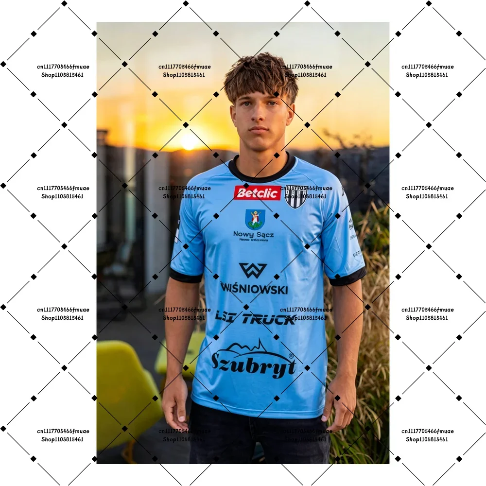 26-27 Maillot de football masculin de Pologne pour adulte, respirant, à séchage rapide, unisexe, pour l'entraînement à domicile