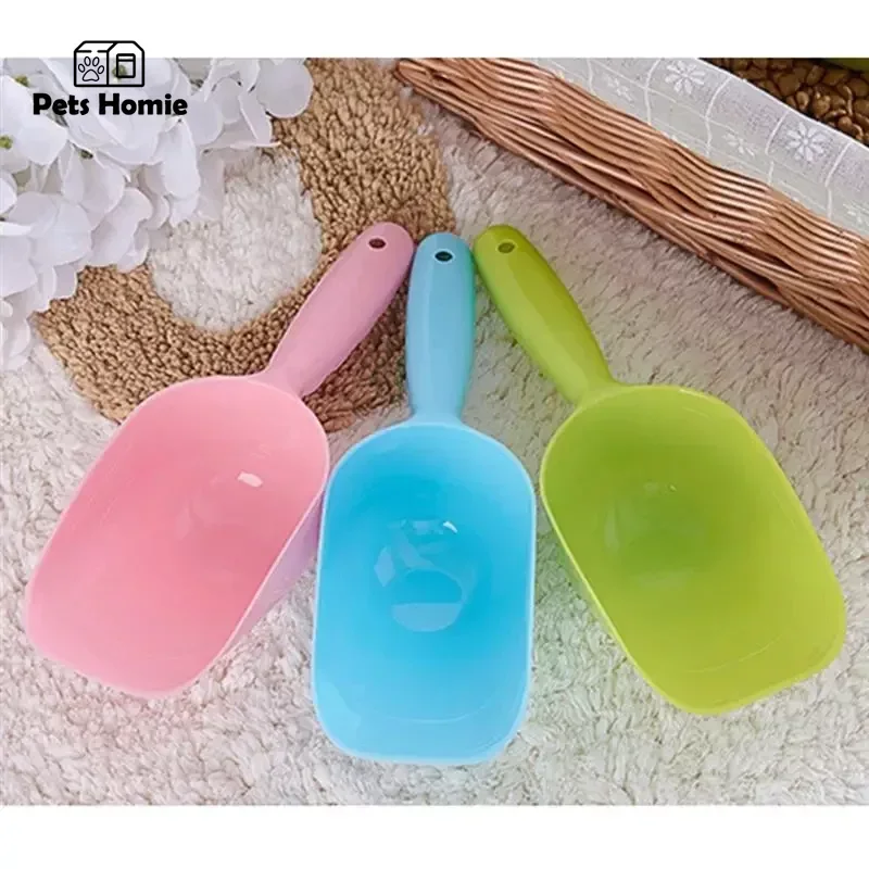 1pc Pet Food Shovel Plastic Puppy Food Scooper Dogfood Measuring Cup Catfood Scoop Pet Feeding Supplies Dog Accessories