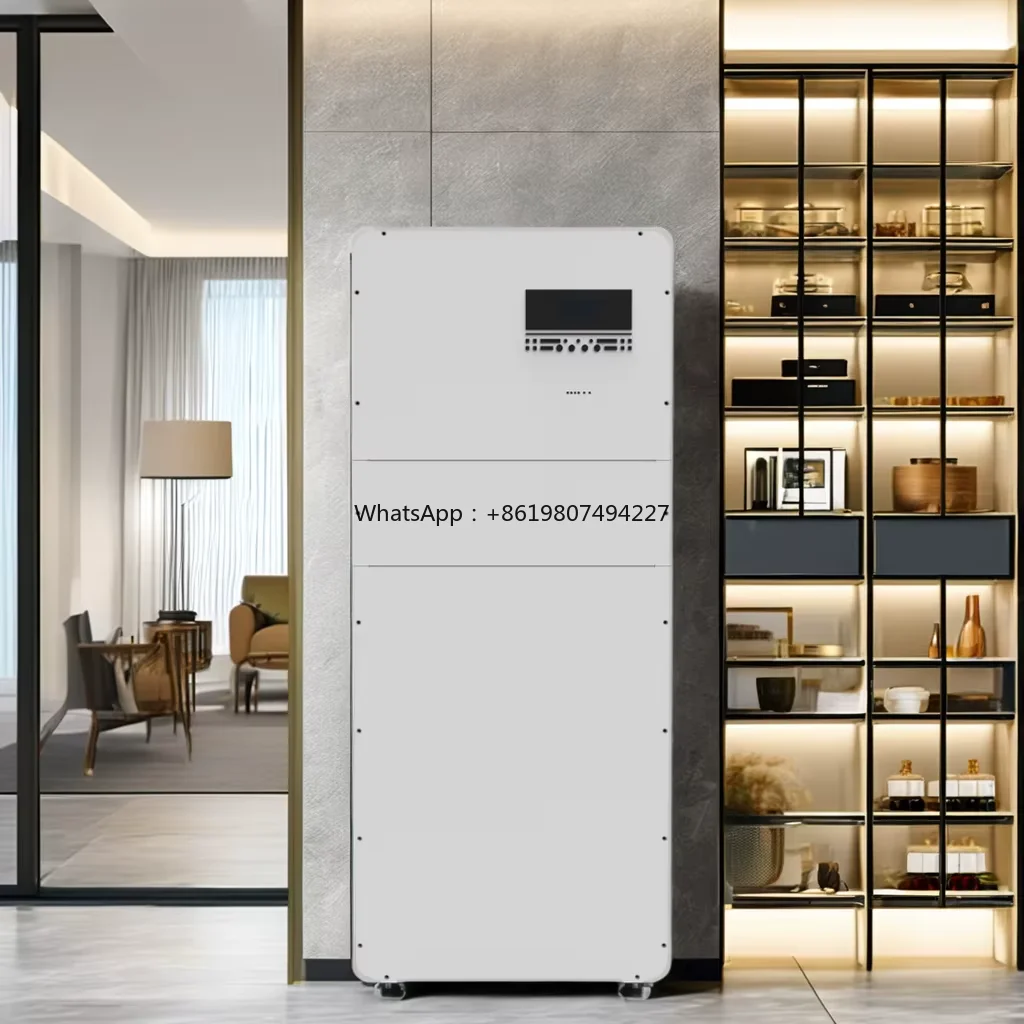 All-in-One 5KW/10KWh/15KWh 100Ah 51.2V LiFePO4 Stackable Home Energy Storage System Off-Grid CAN AC IP54 Solar