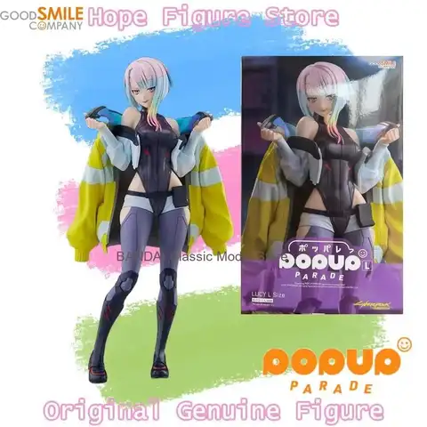 In Stock Genuine Good Smile Pop Up Parade Cyberpunk Edgerunners Lucy Figure Anime Model Toy