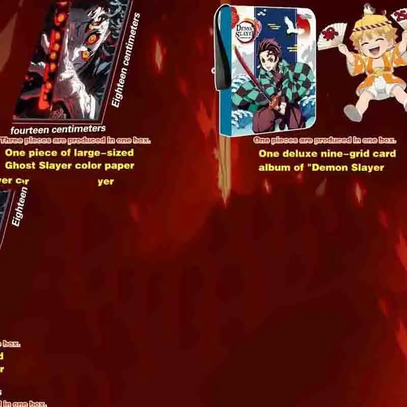 Demon Slayer Kaarten Booster Box Senka Groothandel Set Opgewonden Passie Editie Kinderspeelgoed Feestspellen Speelkaarten