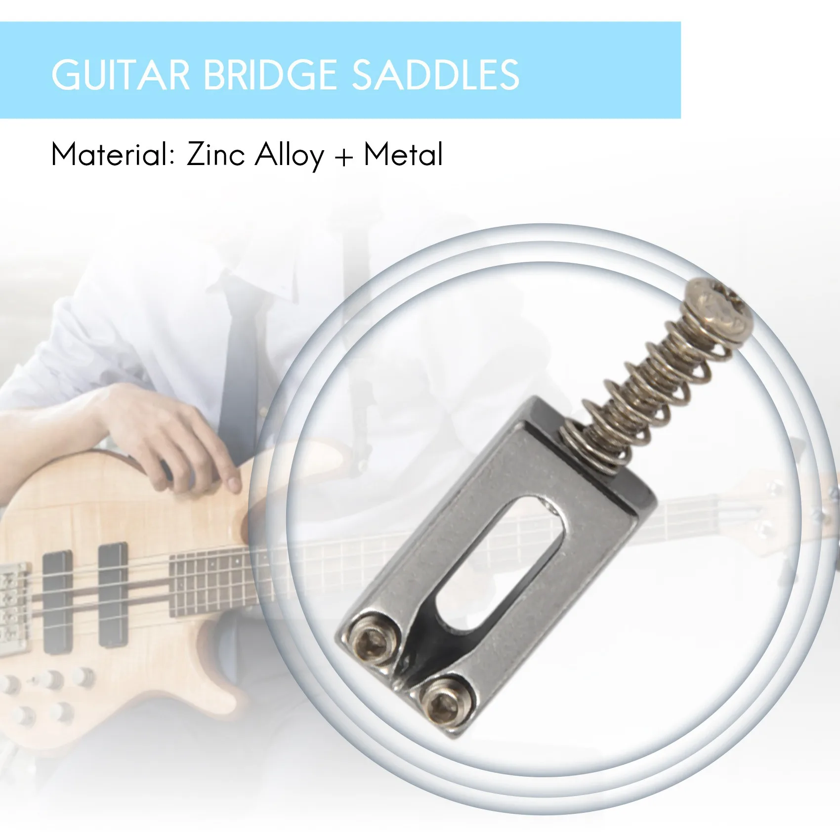 

Комплект из 30 плоских седел для электрогитары TUREBG для замены на гитарах Strat и Tele