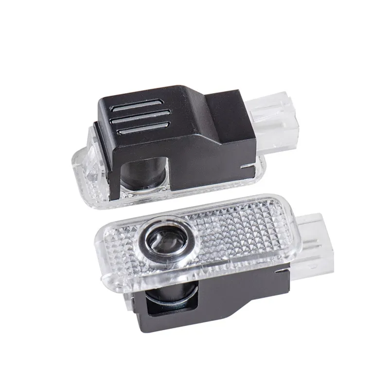 2Pcs For Audi A1 A3 8P 8V A4 A5 A6 A7 A8 Q3 Q5 Q7 Q8 RS Car Door Decoration Laser Projector Lights LED Welcome Lamp