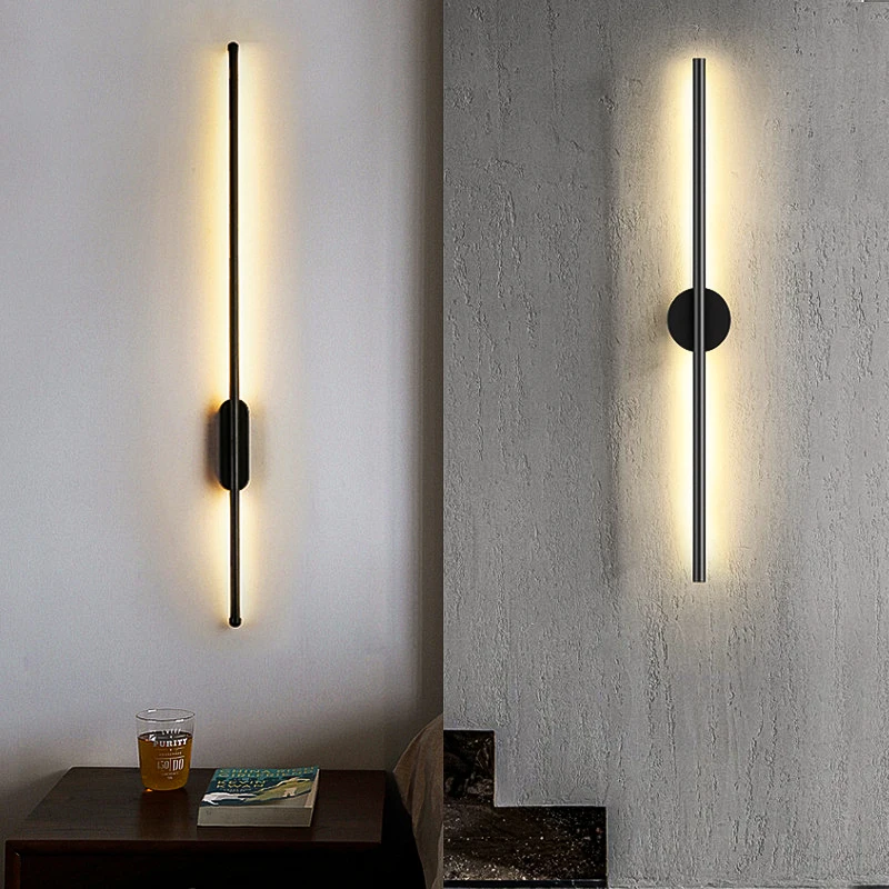 DAMIASMIL Nordic LED Wall Lamp Design Long Stick Simple Modern Indoor Background Wall Lights for LivingRoom Bedroom Stairs Hotel