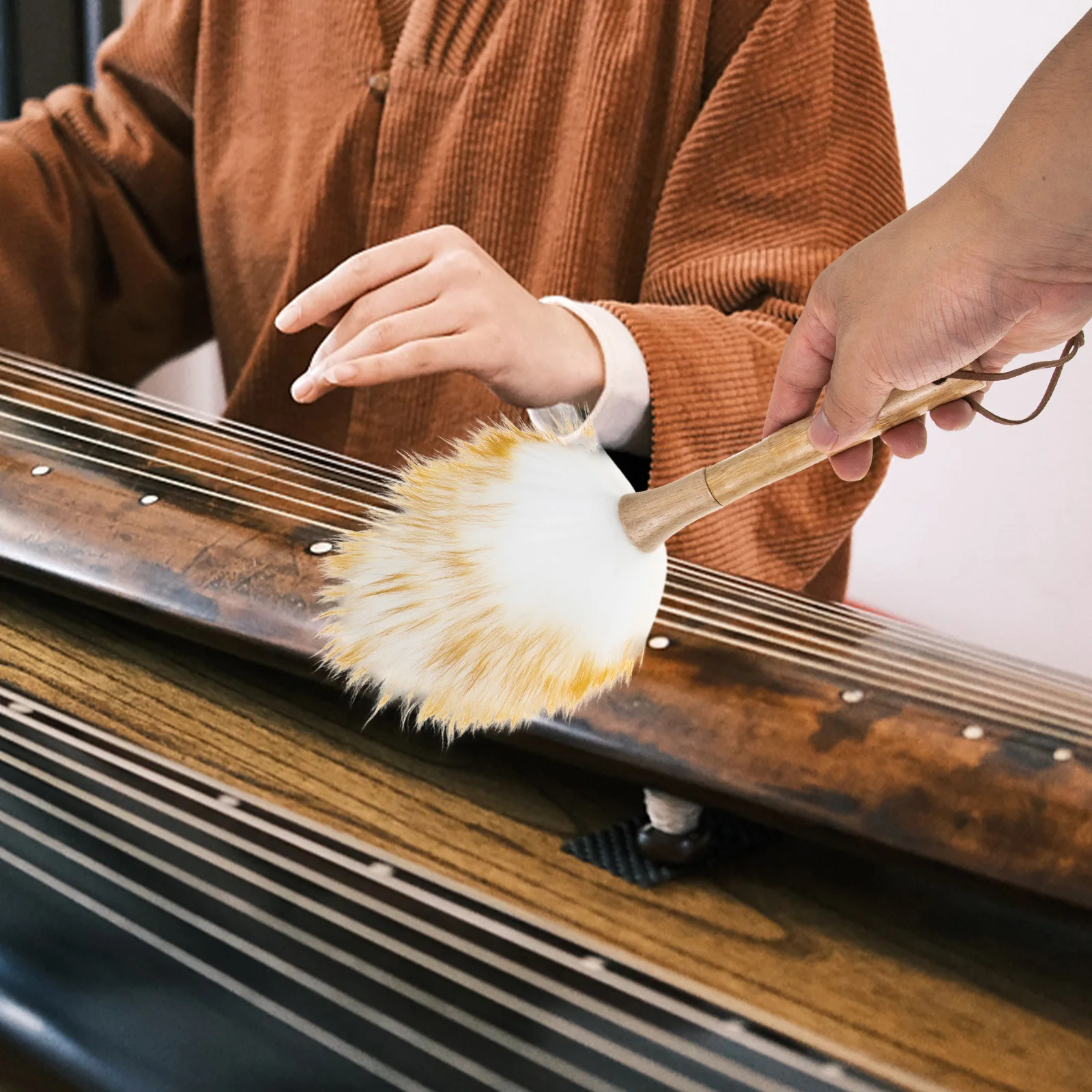 

Duster Brush Cleaning Small Instrument Dulcimer Musical Accessories Guqin Accessory