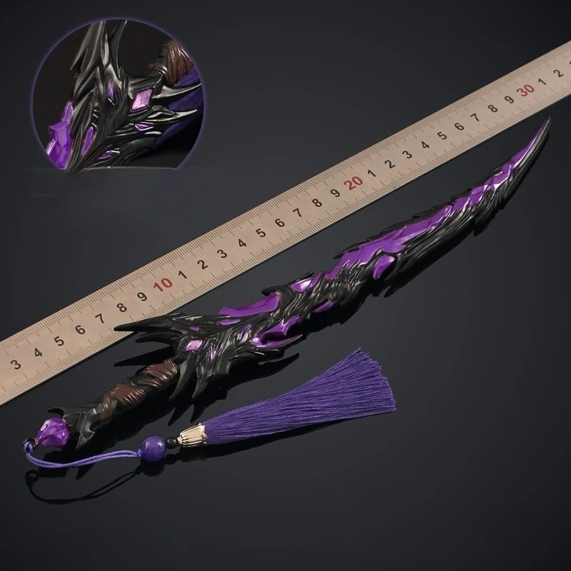 Juego de 30cm/11,8 pulgadas para la paz, cola de Vladi grande, modelo de Metal, colgante de aleación, colección de adornos de juguete, regalo de exhibición de escritorio para niño