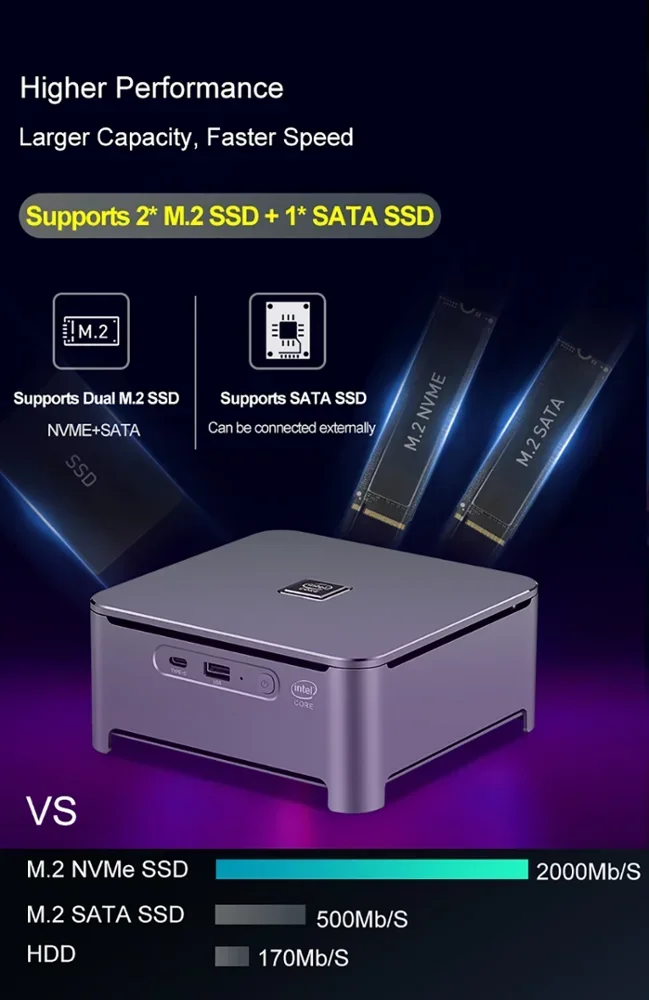 Wbudowany komputer przemysłowy Barebone Mini PC 8. 9. generacji In-tel Core i5 i7 i9 9880H 9980HK Gaming Desktop 2 * DDR4 M.2 SSD NVMe