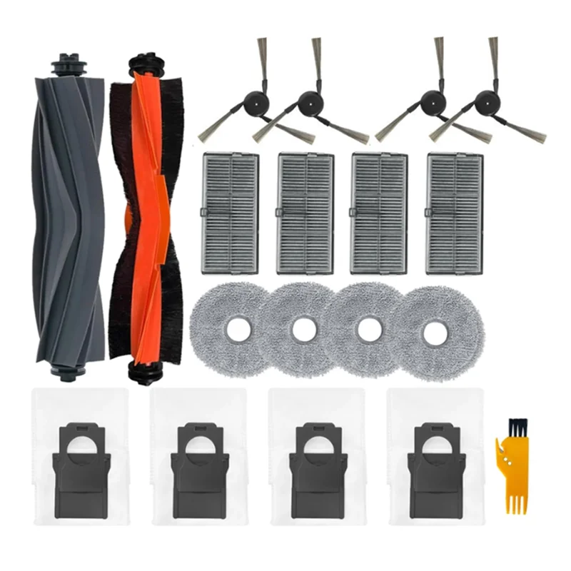 A97G 19 Uds para Dreame X40 Ultra / S30 Pro accesorios de Robot aspirador filtros de Cepillo Lateral principal lavables bolsa de polvo fregona