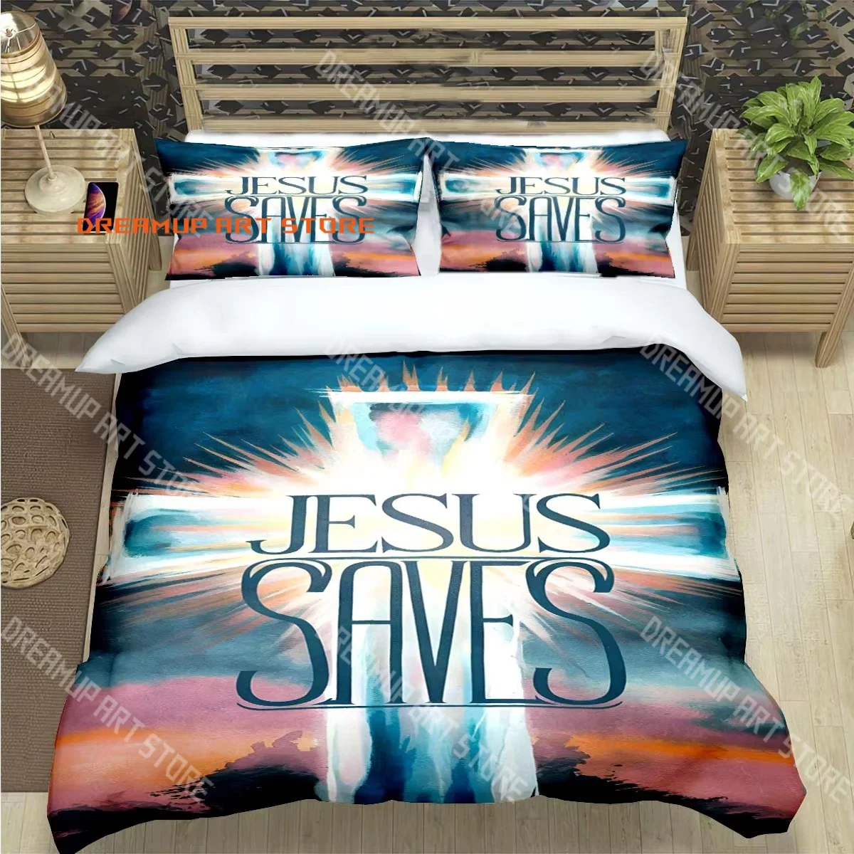 2026 3D Print Bible Verses Jesus Christ Bedding Set Single Twin Full Queen King Size Bed Set Adult Kid Bedroom Duvetcover Set