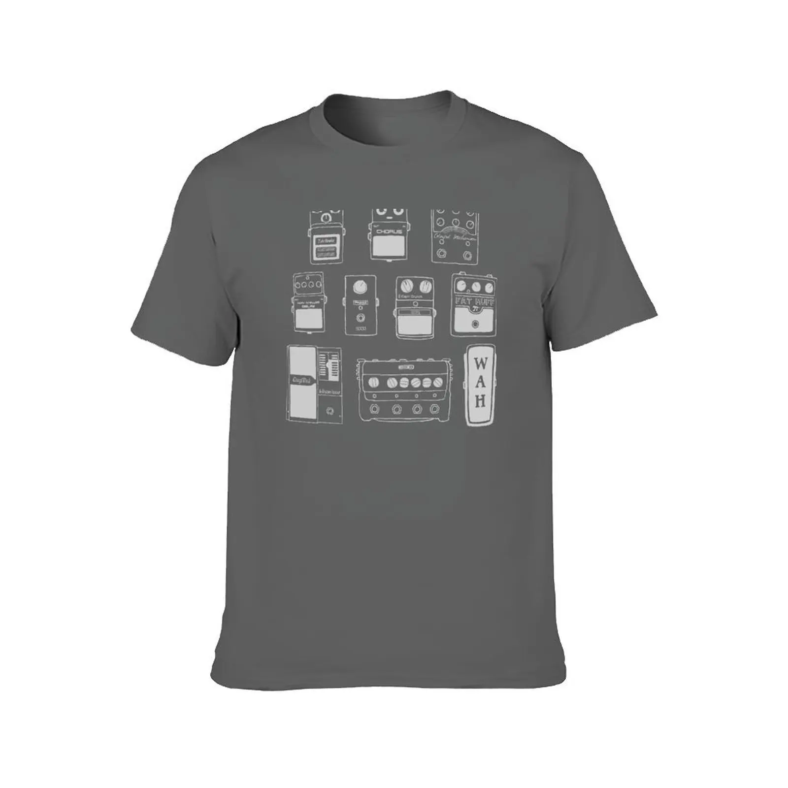 Guitar Pedals Recording Studio Engineer Guitarist Gear Foot Effect Pedals Music Illustration Mug Sticker T-Shirt Etc... T-Shirt