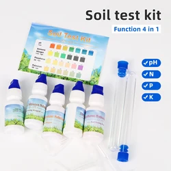 Soil Test Kit PH Ammonia Nitrogen Phosphorus Potassium Reagent Solution NPK Fertility Detection For Garden Farm Agriculture