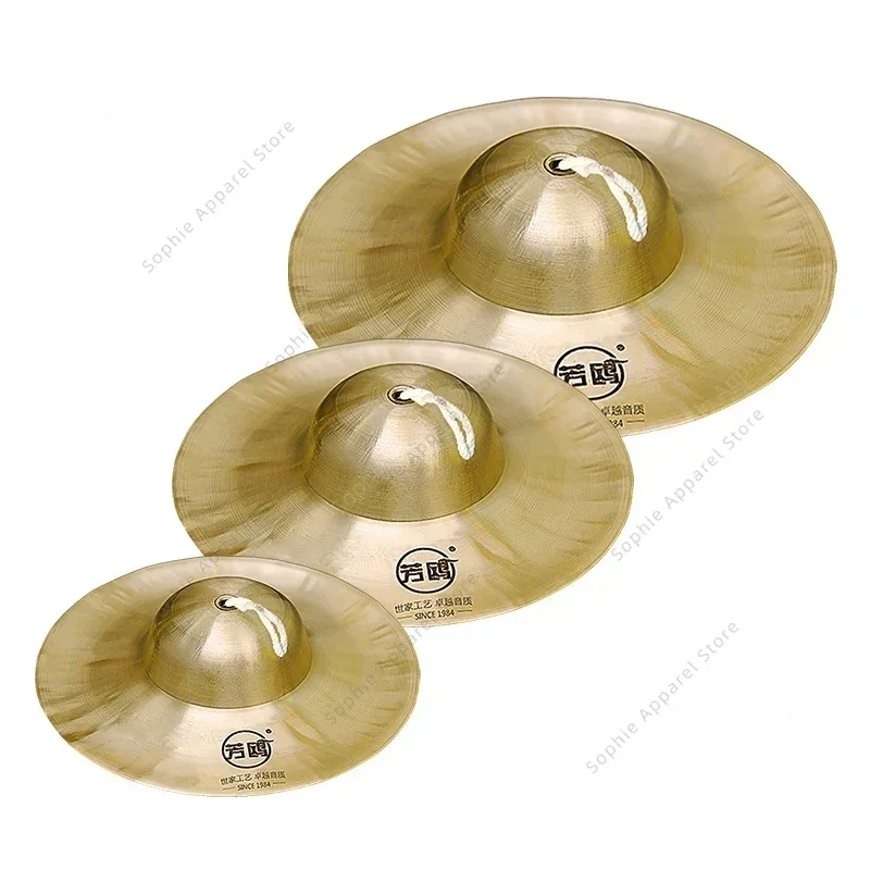 Hand Cymbals Chinese Lion Dance Opera Stage Performance Prop Folk Percussion Instruments Cymbal