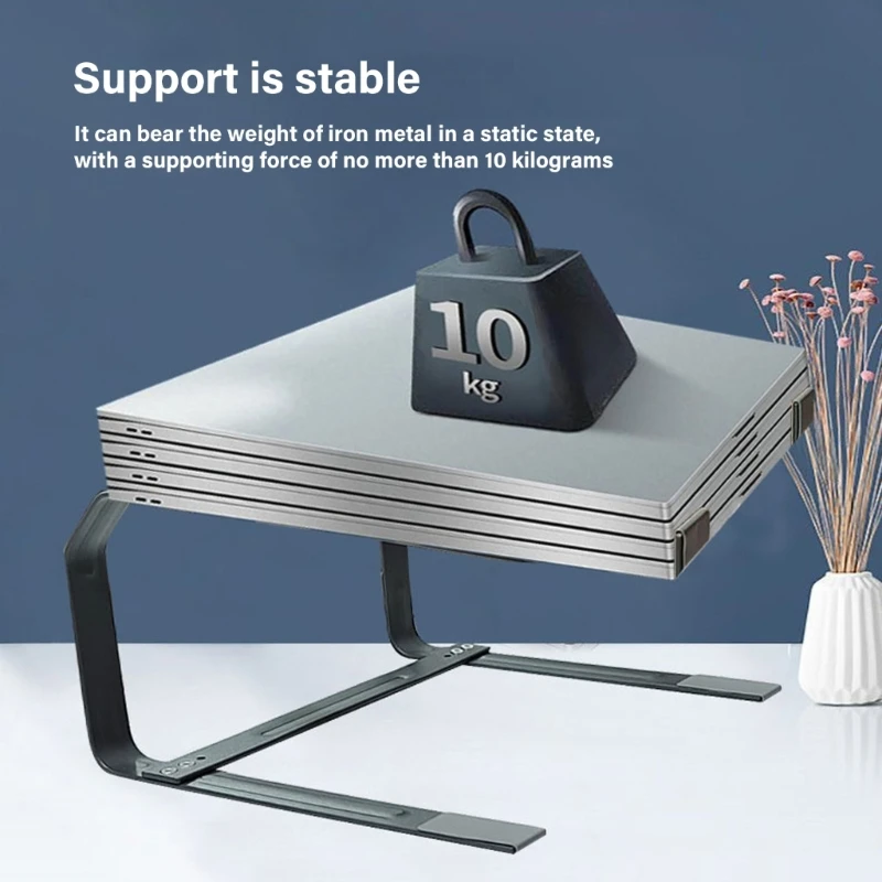 Laptop Desk Stand Adjustable Laptop Stand Metal Laptop Holder Stand Ergonomic Computer Holder Laptop Risers Computer