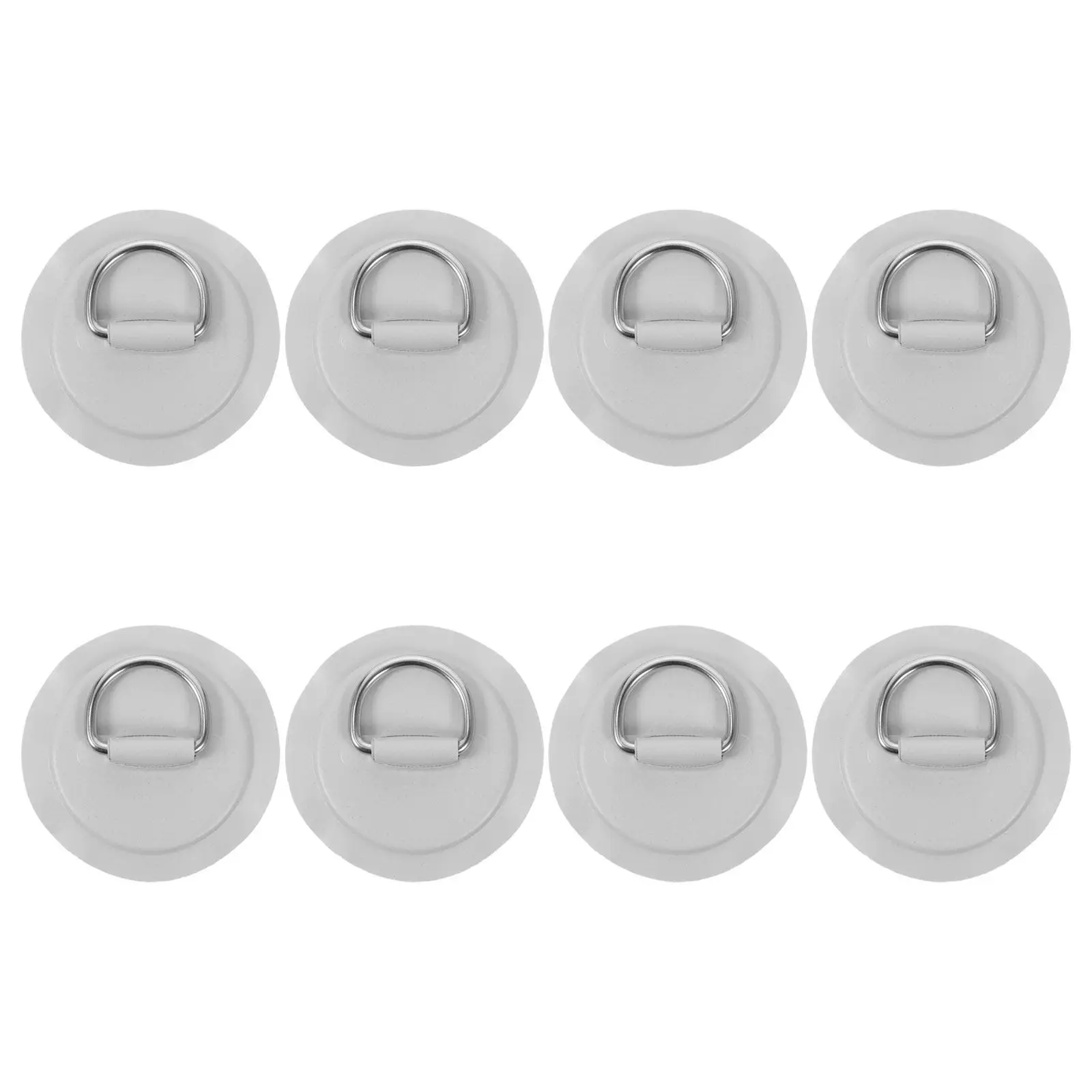 

8Pcs Stainless Steel Fixed Buckle D-Shaped Boat Rope Clip for Kayak Inflatable Yacht Paddle Board Hardware Accessories
