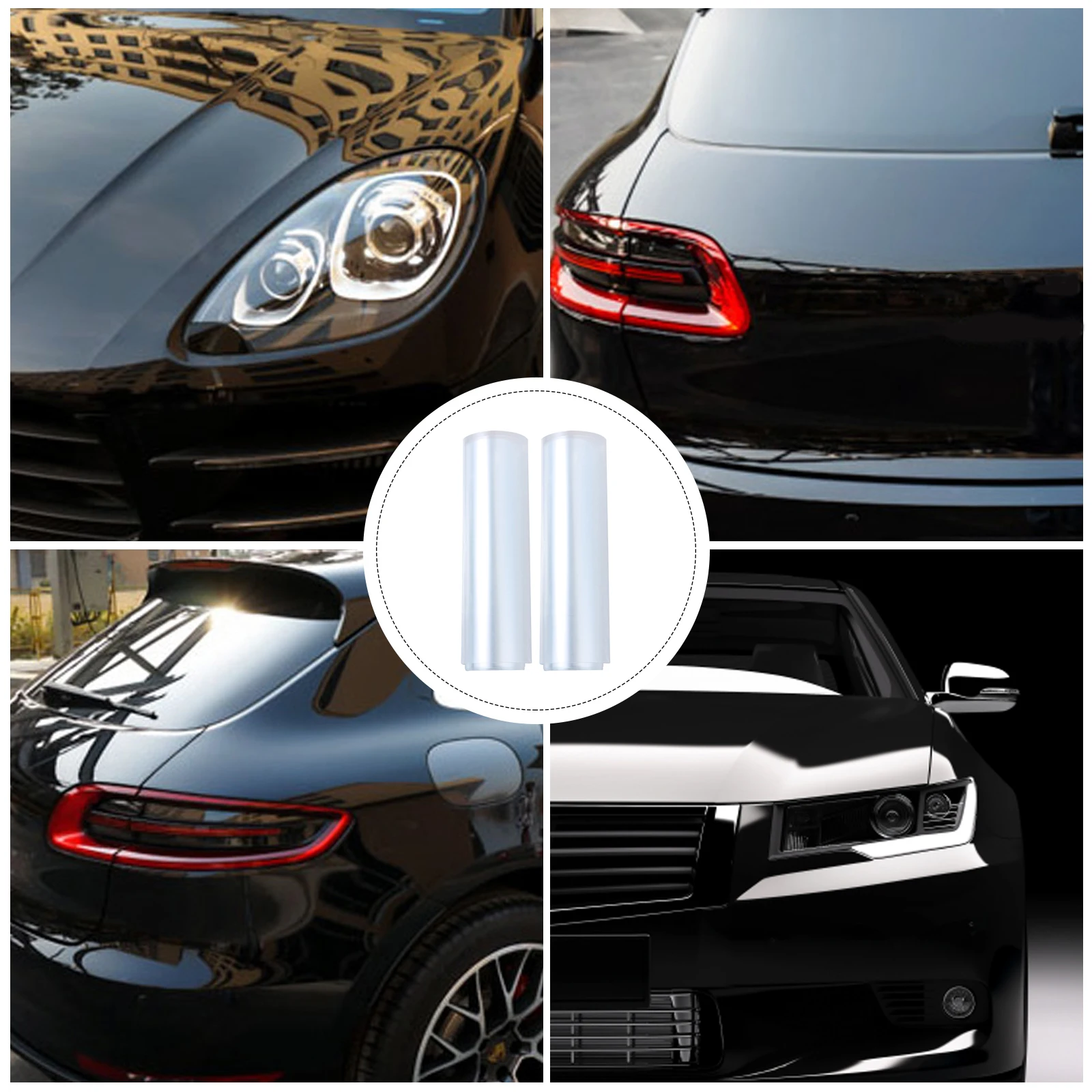 

Transparent Car Paint Protective Film Invisible Bumper Wrap PVC Sticker Scratch Resistant Anti Acid Dust Proof Easy Install