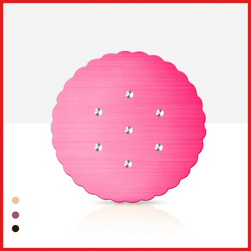 1 pz adesivo circolare universale magnetico per telefono con supporto magnetico per auto, intonaco in lamiera di ferro Ultra sottile per una forte pellicola magnetica