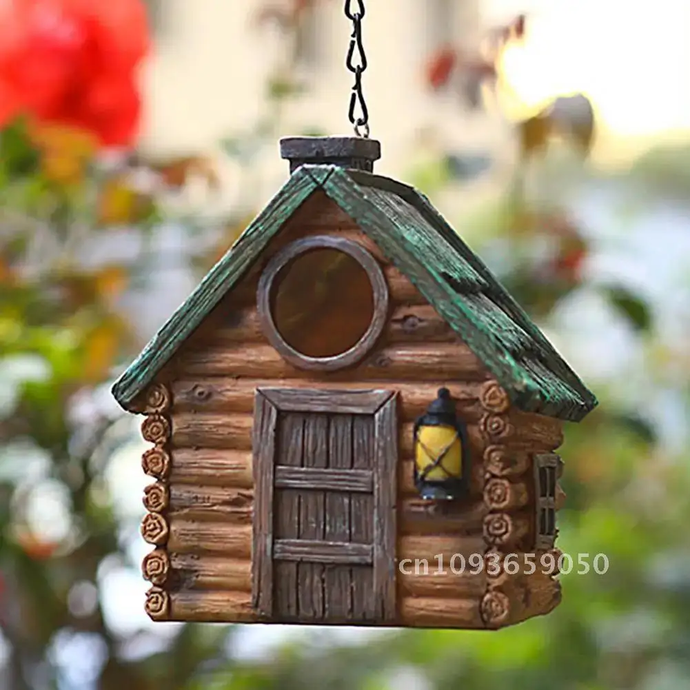 Stable Moisture-proof BIRD House Nest Parrot ตกแต่งสวนฤดูหนาวสุขาภิบาล