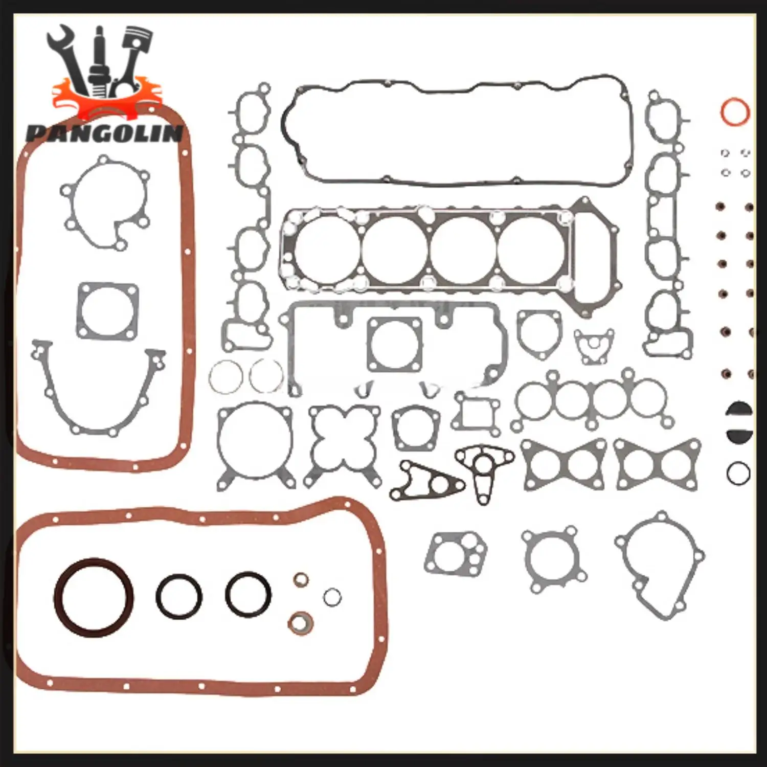 Engine Overhaul Gasket Seals Kit For 90-97 Nissan D21 Pickup 2.4L SOHC KA24E HS9646PT-1 CS9646 Engines Component Rebuilding Kit