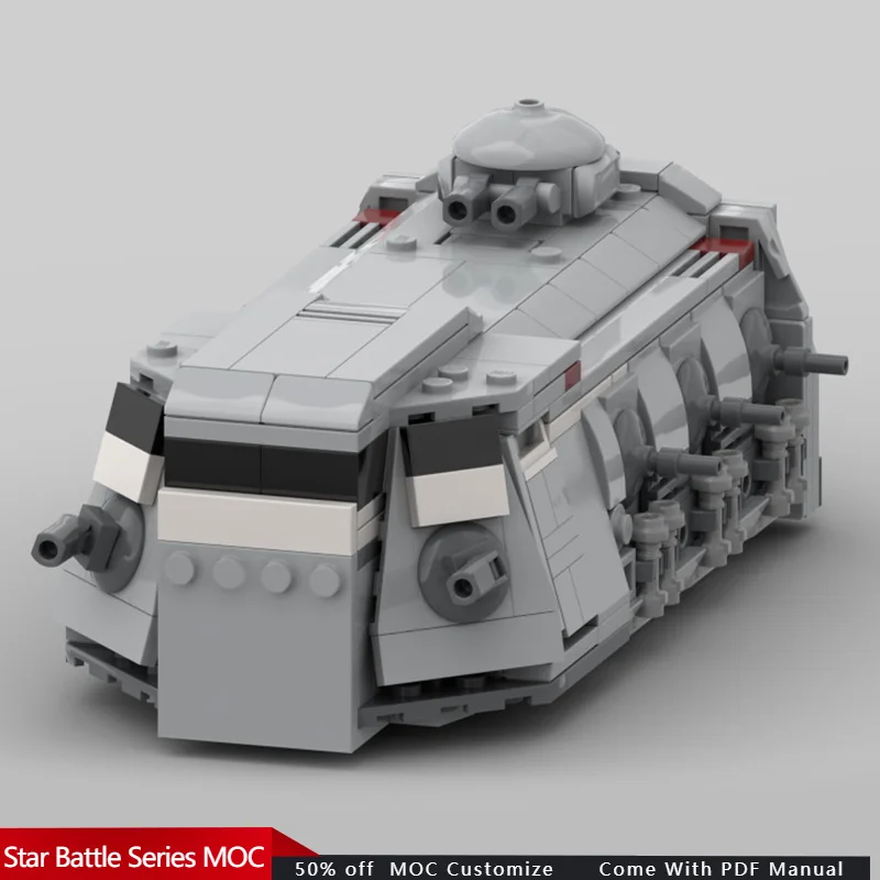 

402 шт., Star Battle Troop Transport/HA Drakag MOC, модульный строительный блок, креативный дизайн, игрушка для мальчиков «сделай сам», Рождественский подарок