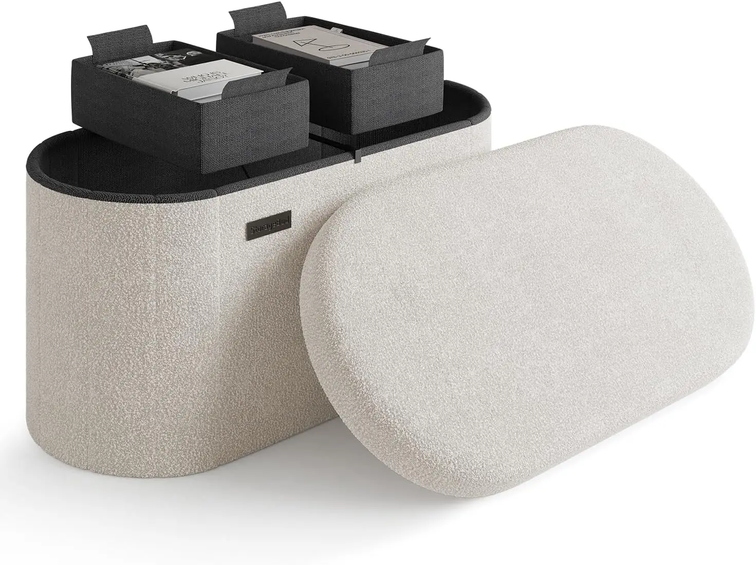 

Storage Ottoman Bench, 30 H Storage Bench For Bedroom End Of Bed, Foldable Large Ottoman Foot Rest, Entryway Bench With