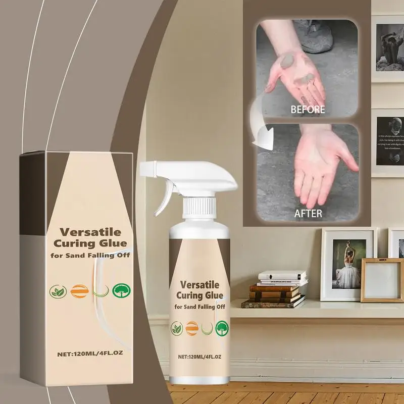 Sable FiosphAgent Sable Durcissant Spray, Colle Murale, Agent de Réparation Rapide, 120ml