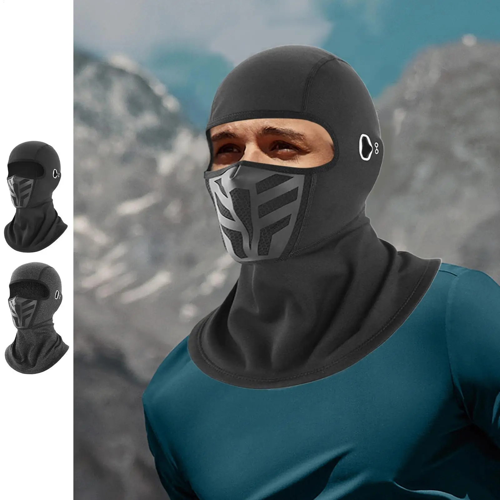 

Полное покрытие головы, ветрозащитный, удобный капюшон, зимняя маска для лица для мотоцикла, спорта на открытом воздухе, фитнеса, езды на велосипеде, бега, катания на лыжах