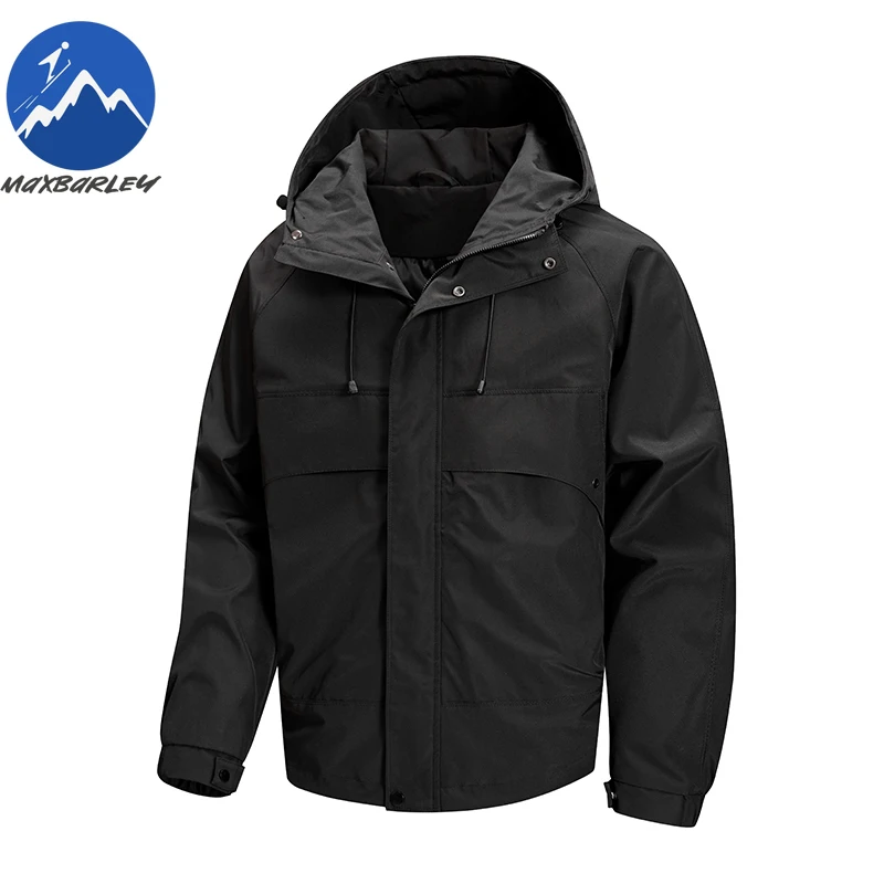 Maxbarley Yama Style Windbreaker Men 2025 Autumn Casual Waterproof Windproof Functional Jacket Moto Camping Fishing Hooded Coat