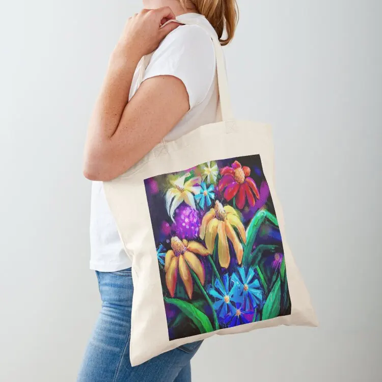 

Summer Bouquet Tote Bag cute tote canvas canvas